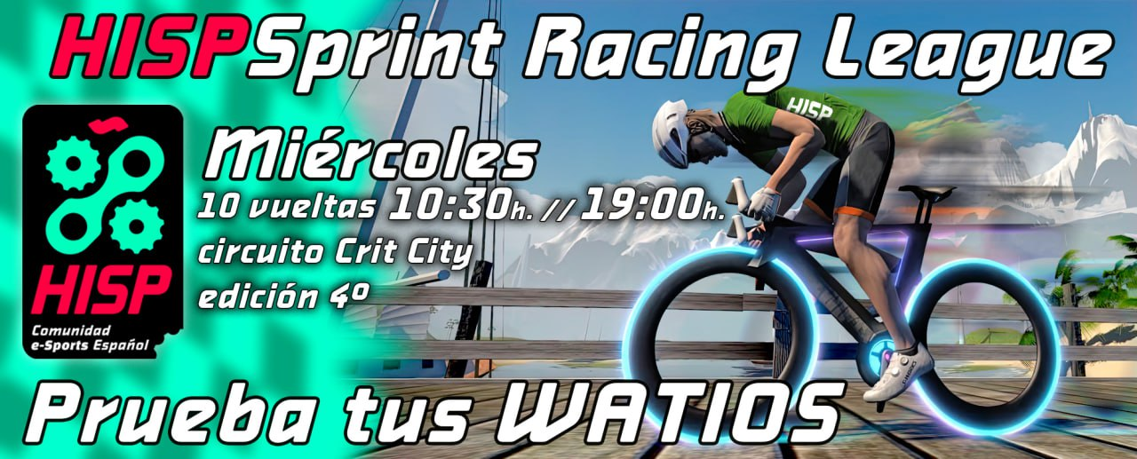 HISP Sprint Racing League Poster